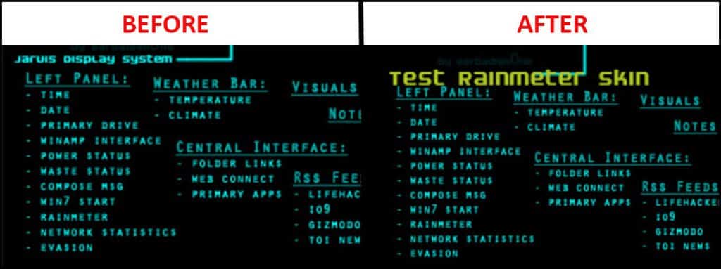 How To Change Or Modify A Rainmeter Skin Full Guide