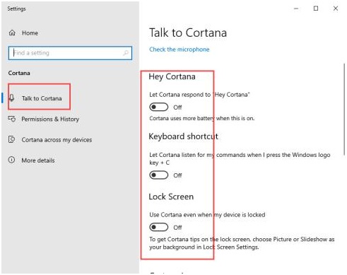 Disable_cortana