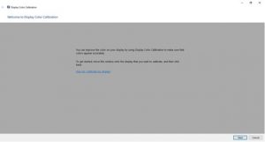 how to calibrate laptop screen windows 10