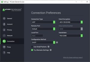 private internet access not connecting linux