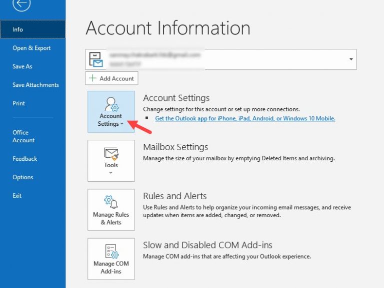 why is my outlook email not leaving the outbox
