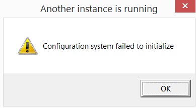 another_instance_is_running_error