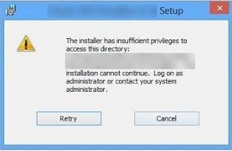 the_installer_has_insufficient_privileges_to_access_this_directory_error