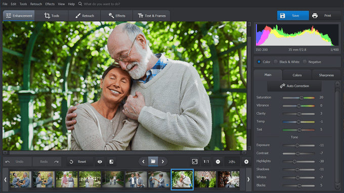PhotoWorks-image-editor-interface