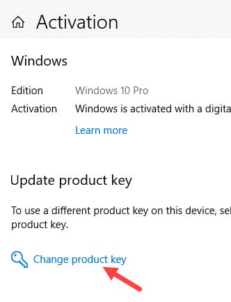 Change_product_key_from_settings