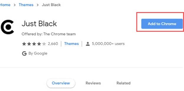 Add_just_black_chrome_theme