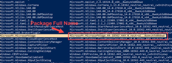 Microsoft_edge_package_name