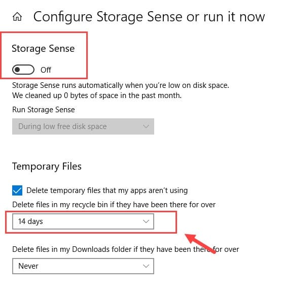 empty_recycle_bin_automatically_using_storage_sense