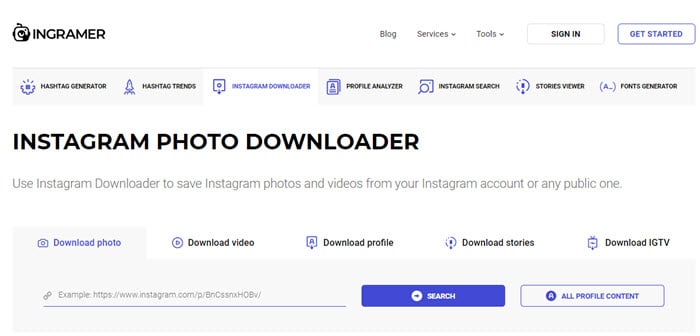 Ingrammer_instagram_photo_downloader