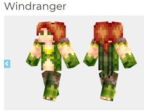 Windranger_skin_minecraft