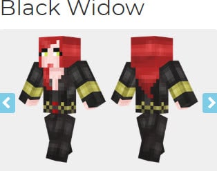 best_black_widow_minecraft_skin