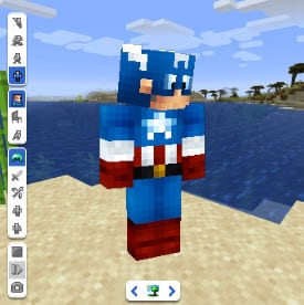 best_captain_america_minecraft_skin