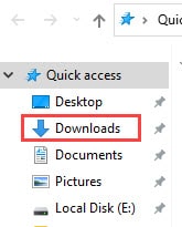 open_download_folder_from_file_explorer