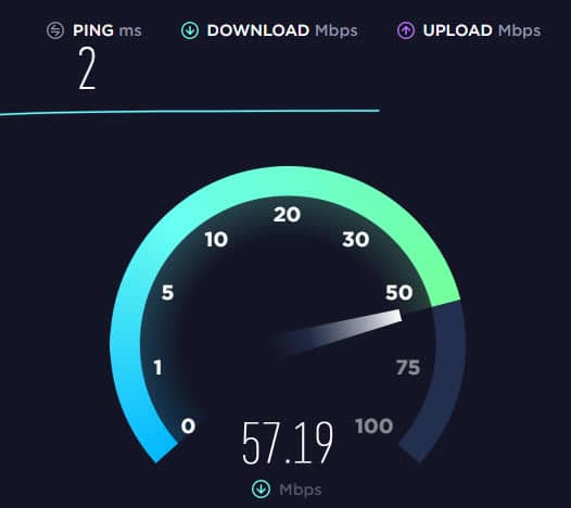 ookla speed test upload