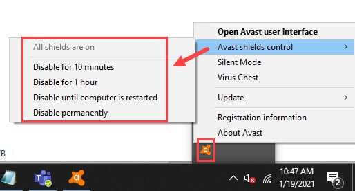 disable_avast_temporarily