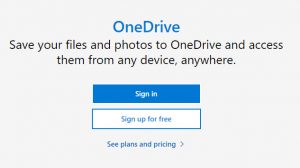 onedrive business sign in