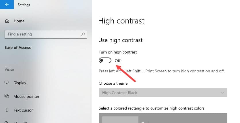 Turn_on_high_contrast_on_windows_10