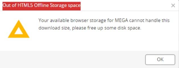 Your_in_browser_storage_for_Mega_is_full