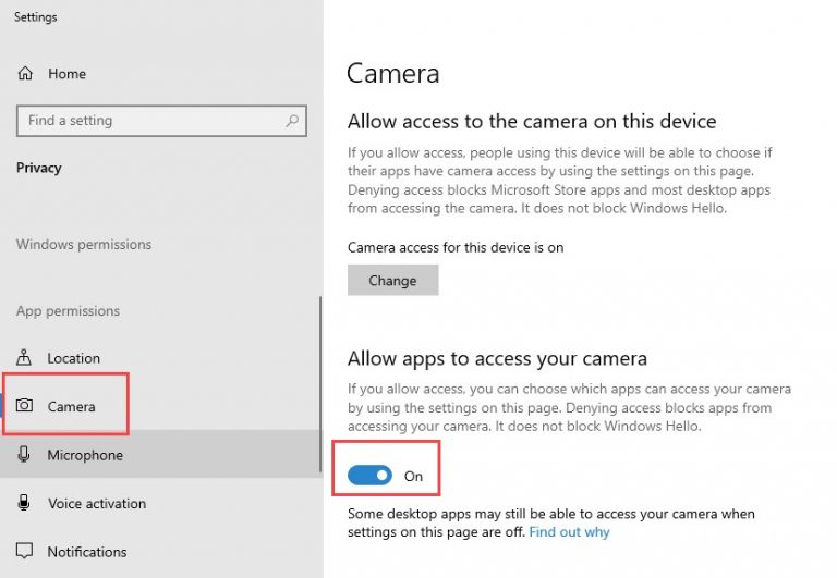 how to enable camera in microsoft teams windows 11