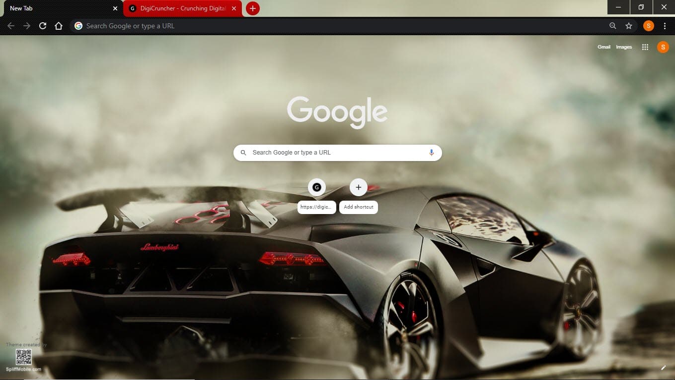 Lamborghini_Google_chrome_theme