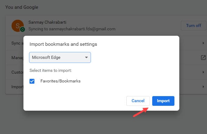 import_bookmarks_and_settings_on_chrome_from_edge