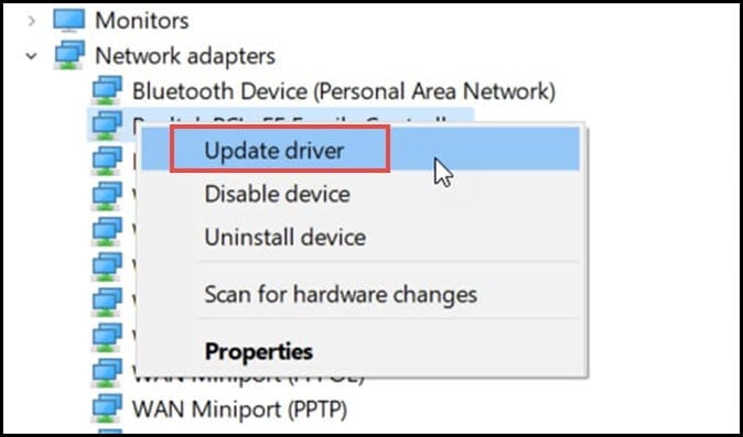network-update-driver