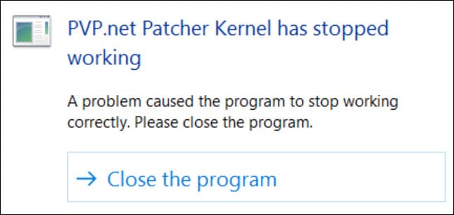 pvp-net-patcher-kernal-has-stopped-working-league-of-legends