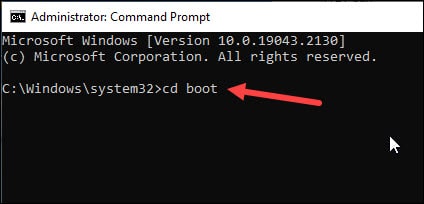 cd-boot-cmd-command