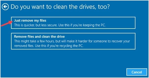 just-remove-my-files-option