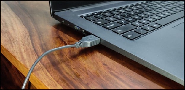 connect USB