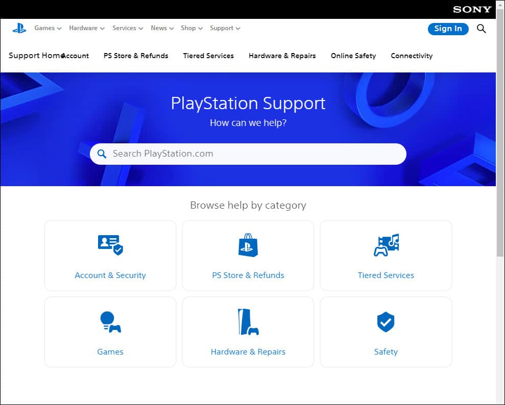 playstation-support