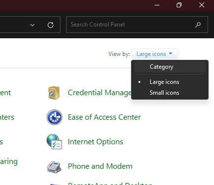 change-viewby-to-large-or-small-icons-control-panel