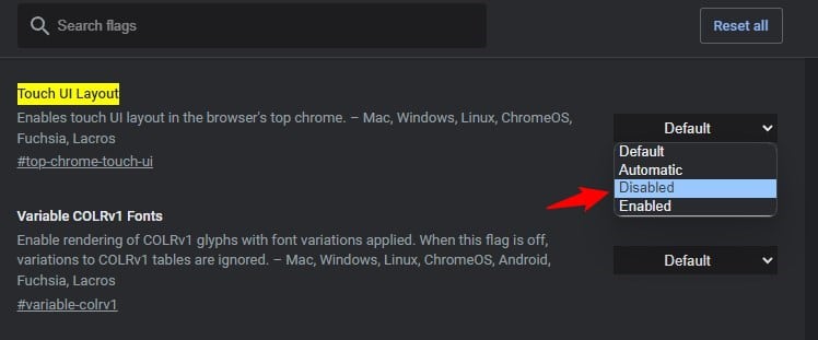disable-touch-ui-layout-chrome