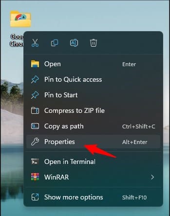 open-folder-properties