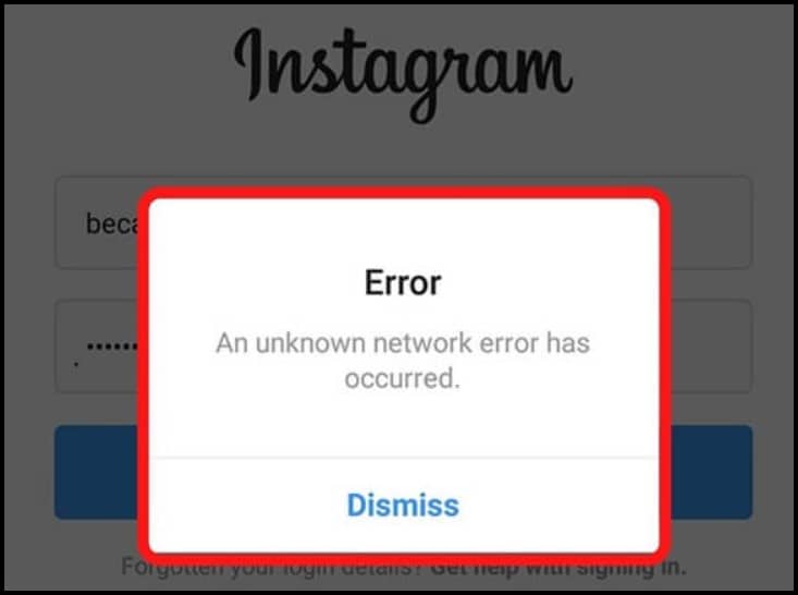 instagram-error