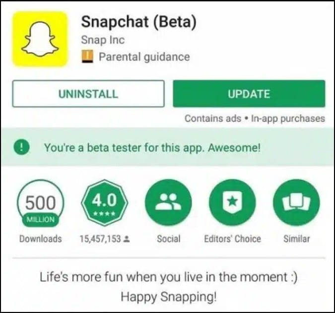 snapchat-beta