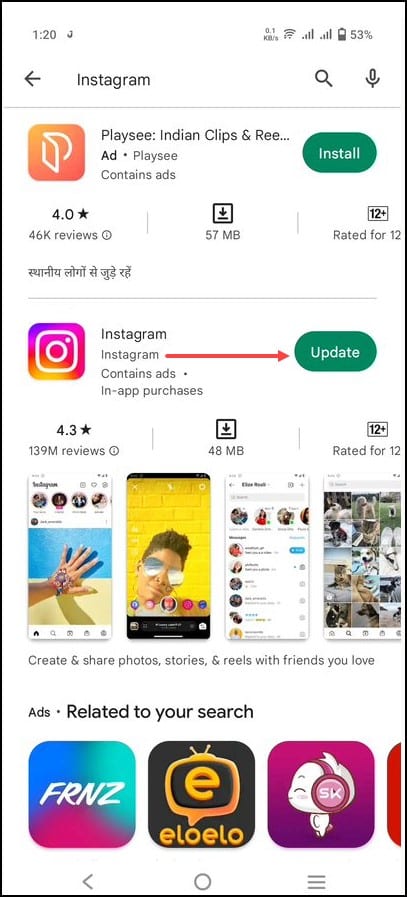 update-instagram-app