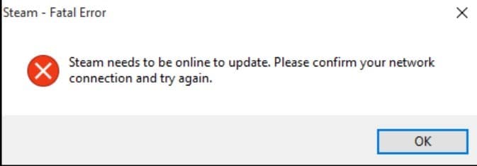 steam-needs-to-be-online-to-update-please-confirm-your-connection-and-try-again