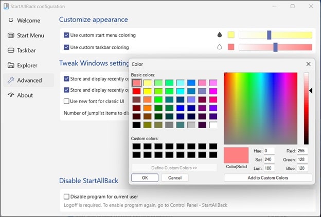 use-custom-taskbar-colouring