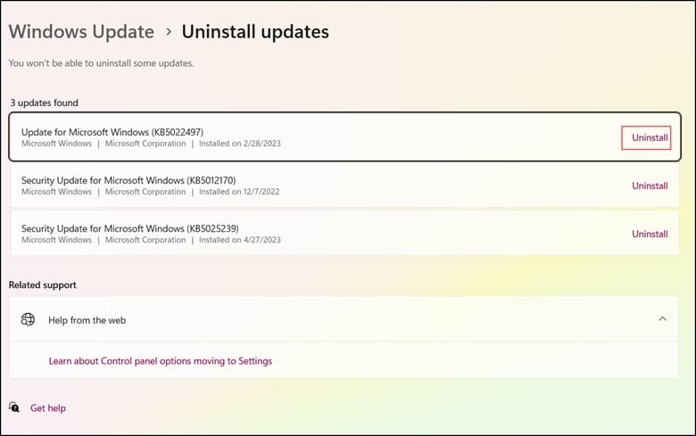 windows-update-uninstall