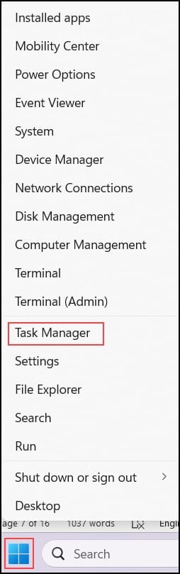 start-task-manager